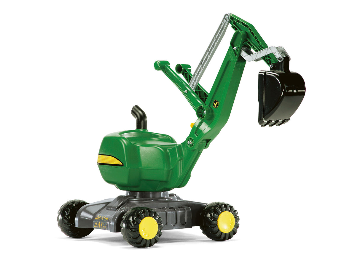 Rolly John Deere Excavator on wheels - RIDE ON TRACTORS & ACCESSORIES - Beattys of Loughrea