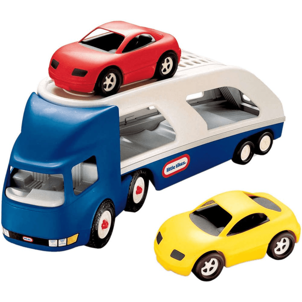 Little Tikes Big Car Carrier with 2 Toy Cars - CARS/GARAGE/TRAINS - Beattys of Loughrea