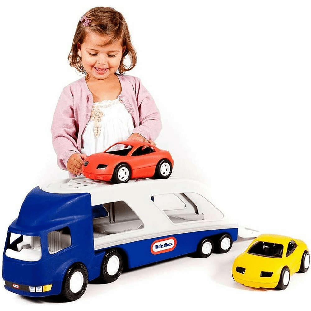 Little Tikes Big Car Carrier with 2 Toy Cars - CARS/GARAGE/TRAINS - Beattys of Loughrea