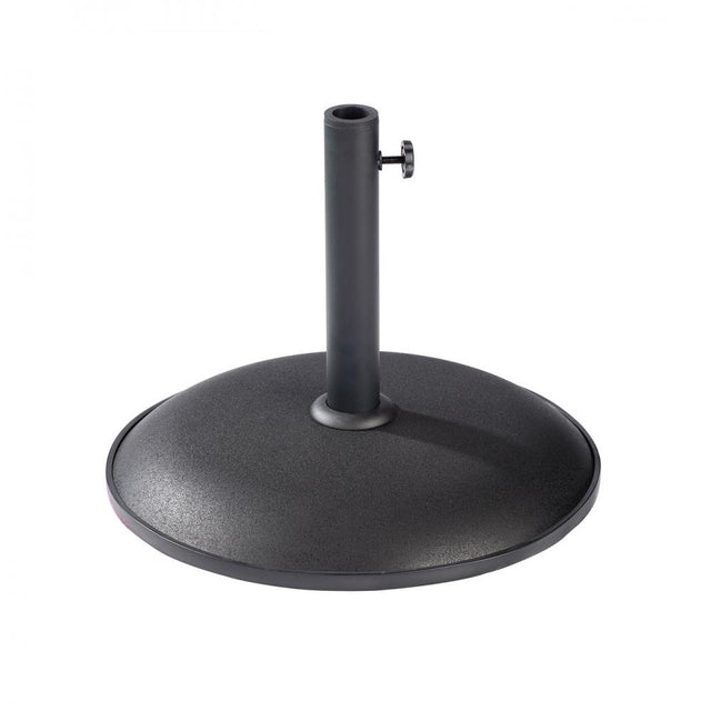 Donard Black Concrete Parasol Base - 15kg - PARASOL BASES - Beattys of Loughrea