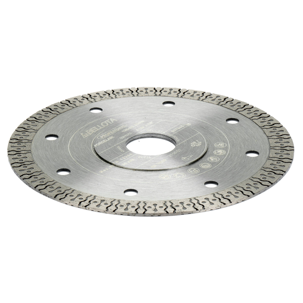 Fine diamond disc, continuous rim, for porcelain / 50734S115