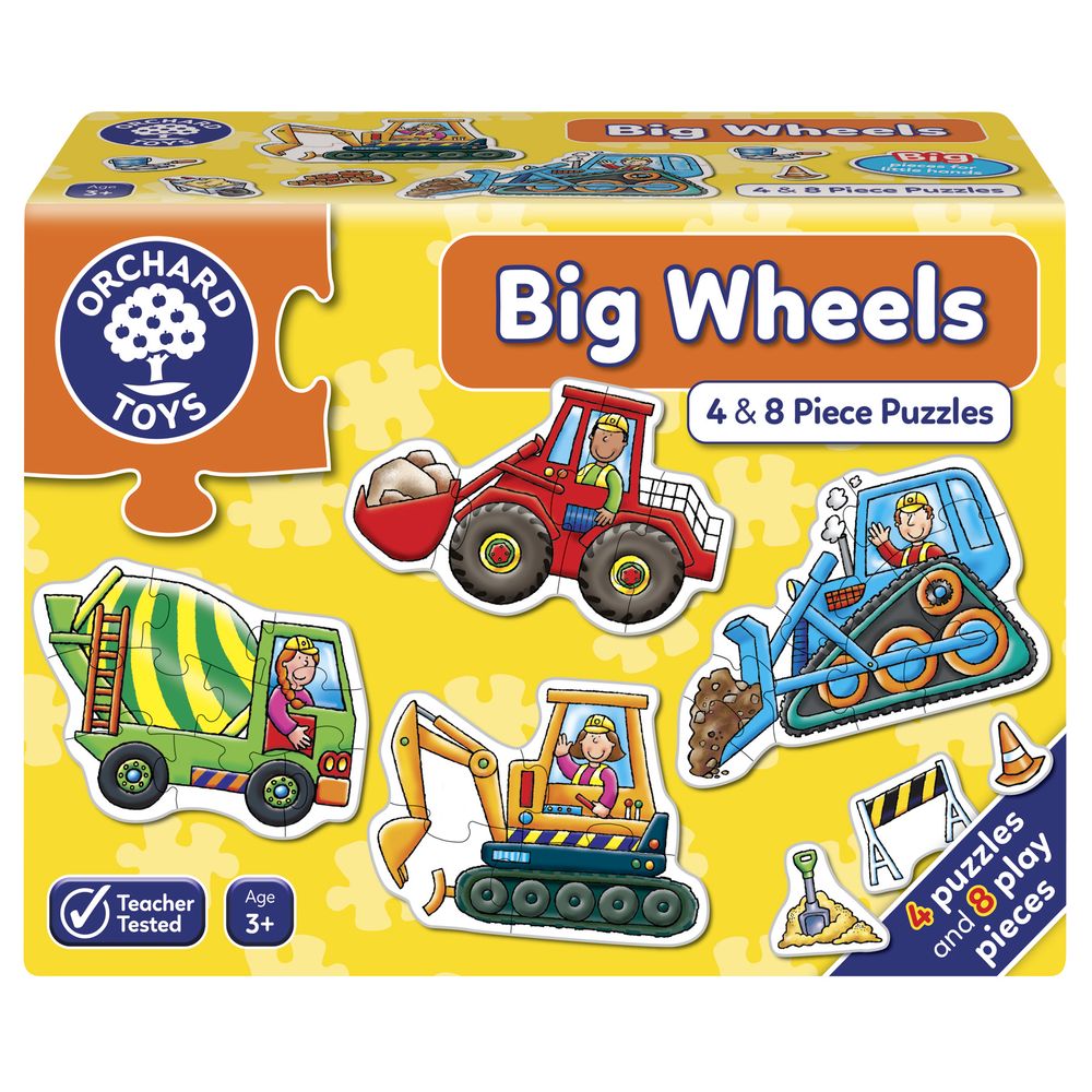 Orchard Toys Big Wheels Puzzles - JIGSAWS - Beattys of Loughrea