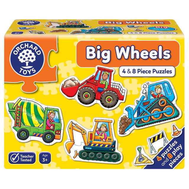 Orchard Toys Big Wheels Puzzles - JIGSAWS - Beattys of Loughrea