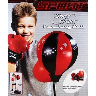 Punchball Stand With Gloves