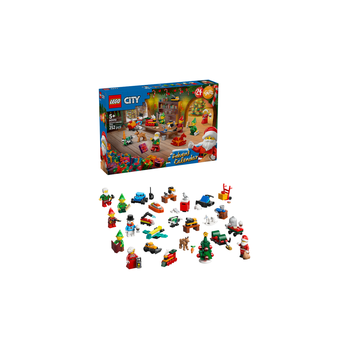 LEGO® City Advent Calendar 2026 Santa’s Workshop Toy 60510