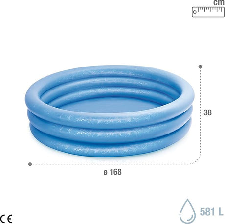 Intex Crystal Blue 3-Ring Pool | I48/58446 - SWINGS/SLIDE OUTDOOR GAMES - Beattys of Loughrea