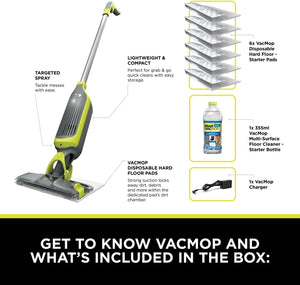 Shark VacMop 2 - in - 1 Cordless Vacuum Mop with Targeted Spray | VM200UK - VACUUM CLEANER NOT ROBOT - Beattys of Loughrea