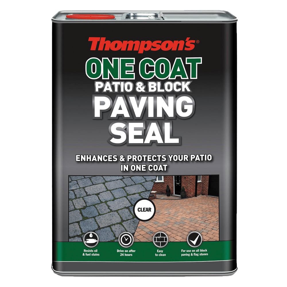 Thompsons One Coat Patio & Block Paving Seal 5 Litre - METAL PAINTS - Beattys of Loughrea