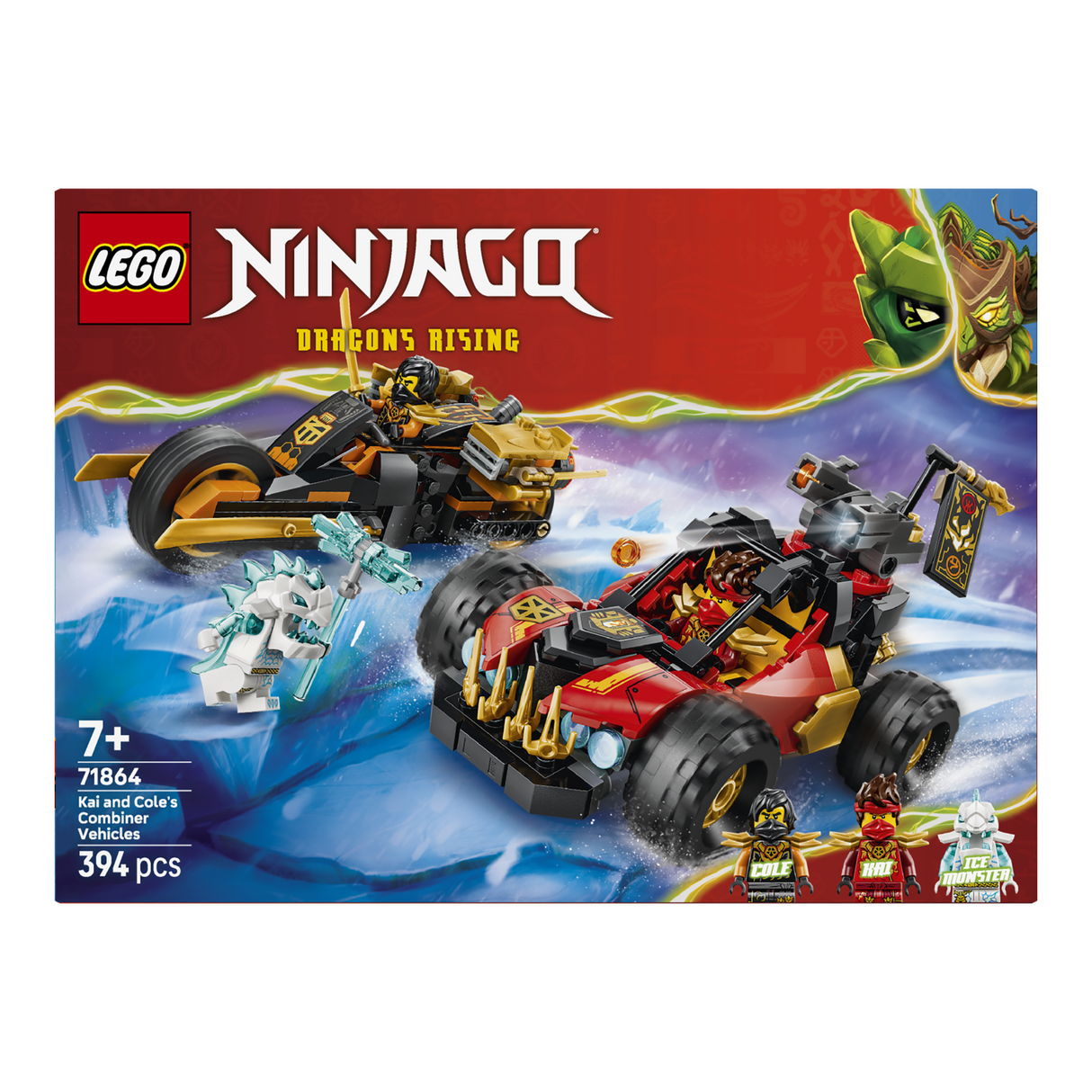 LEGO® NINJAGO® Kai and Cole’s Combiner Vehicles Toy 71864