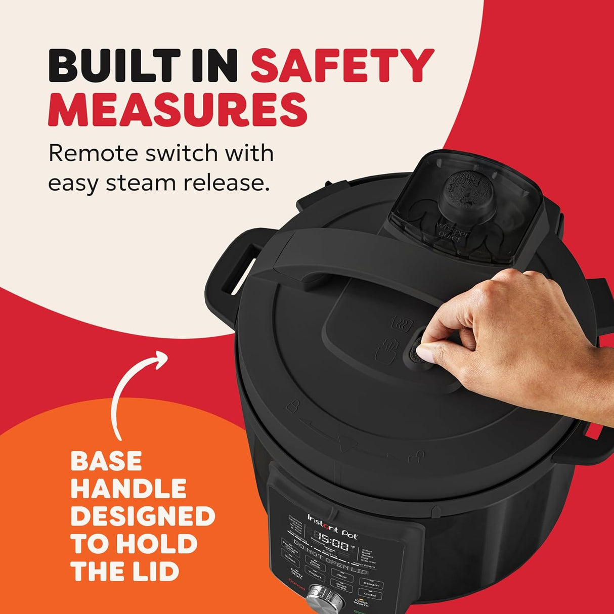 Instant Pot WhisperQuiet 9in1 MultiCooker 66L Smart Pressure Cooker - FOOD STEAMER RICE COOKER SLOW COOKER - Beattys of Loughrea