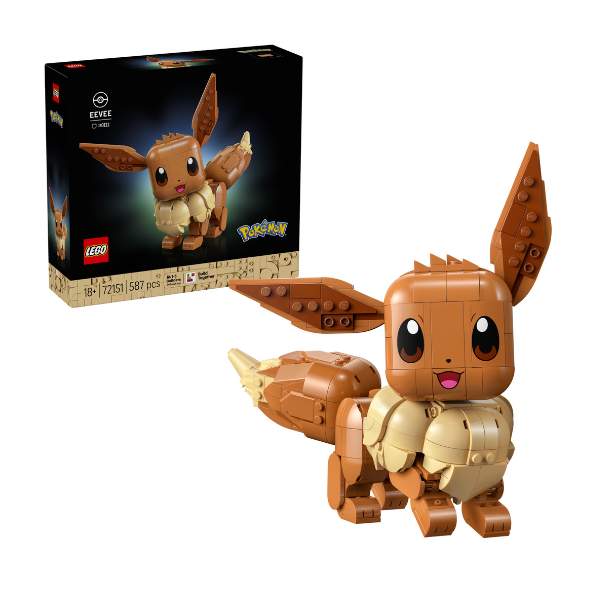 LEGO Pokémon 72151 Eevee Set