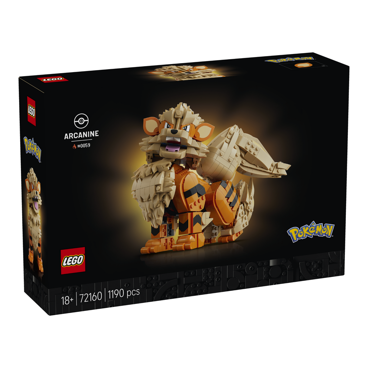 LEGO® Pokémon™ Arcanine Pokémon Figure Building Set 72160