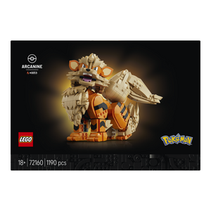 LEGO® Pokémon™ Arcanine Pokémon Figure Building Set 72160