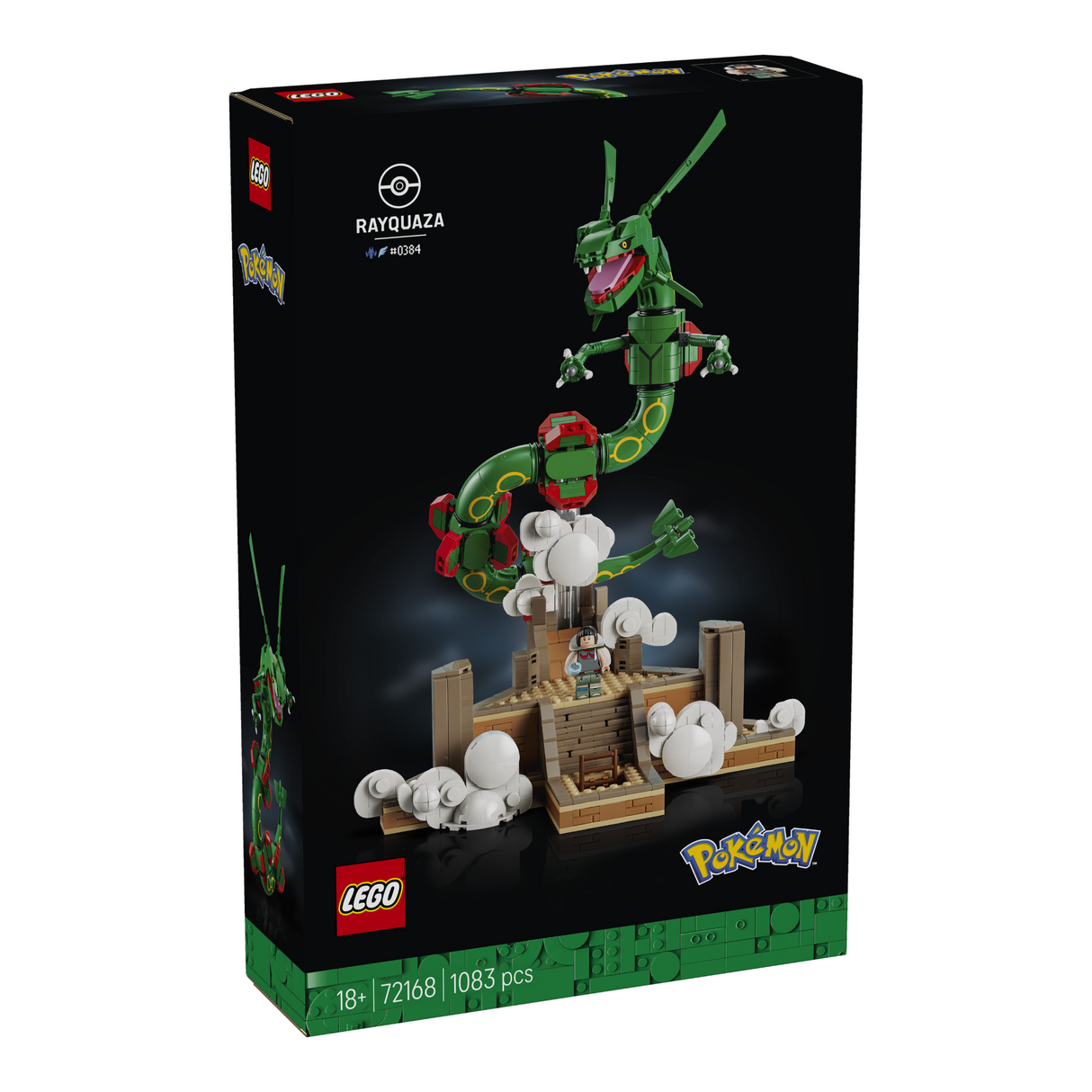 LEGO® Pokémon™ Rayquaza Decor Figure Building Set 72168
