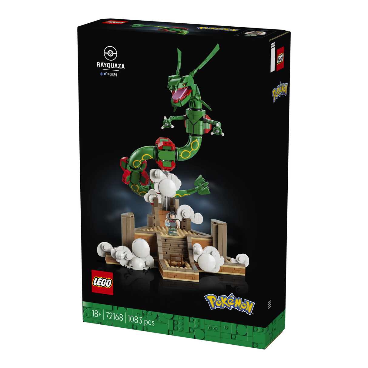 LEGO® Pokémon™ Rayquaza Decor Figure Building Set 72168