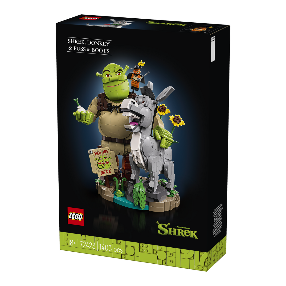 LEGO® Shrek: Shrek, Donkey & Puss in Boots Figure Kit 72423