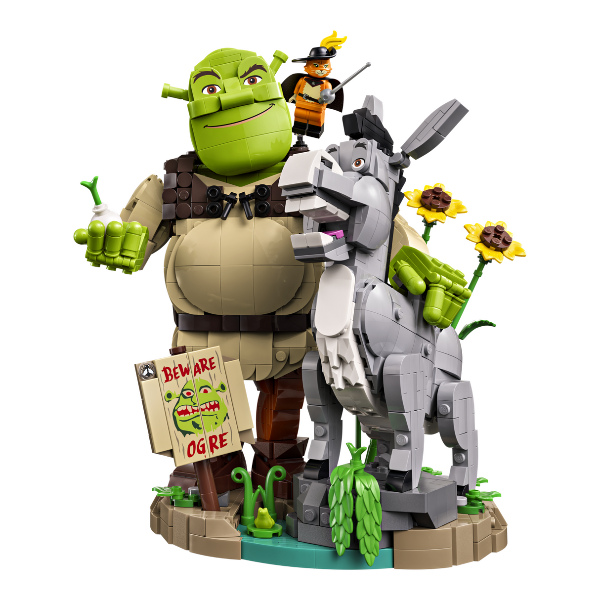 LEGO® Shrek: Shrek, Donkey & Puss in Boots Figure Kit 72423