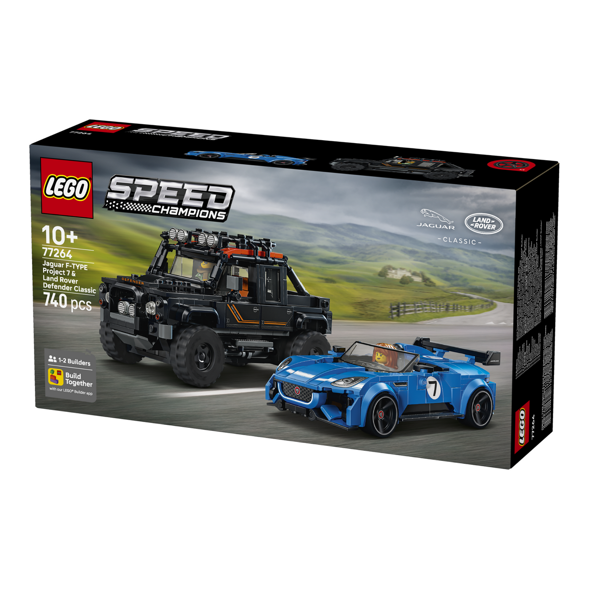 LEGO® Speed Champions Jaguar Project 7 & Land Rover Defender 77264