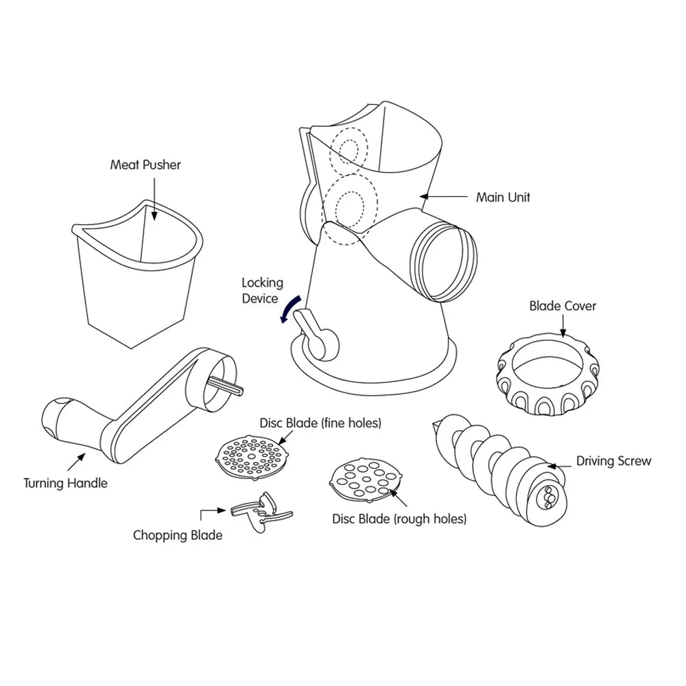 Top Gourmet Mincer Pro White