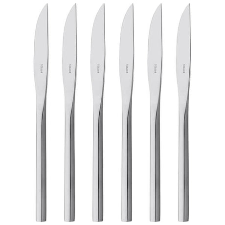 Stellar Rochester Polished Set of 6 Steak Knives - CUTLERY/KNIFE SET/BLOCK - Beattys of Loughrea