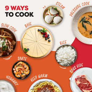 Instant Pot WhisperQuiet 9in1 MultiCooker 66L Smart Pressure Cooker - FOOD STEAMER RICE COOKER SLOW COOKER - Beattys of Loughrea