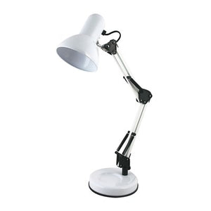 Homelife Swing Poise Desk Lamp - White - DESK/READING LAMPS - Beattys of Loughrea