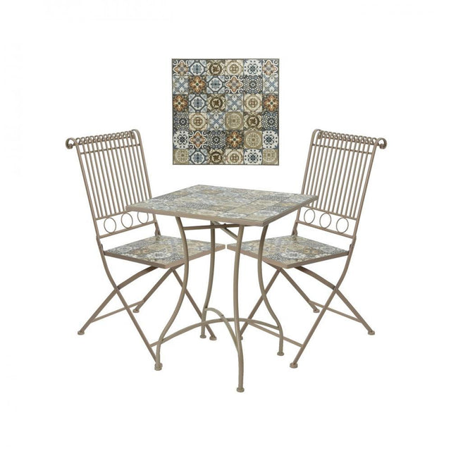 Venice Mosaic Bistro set - BISTRO SET 2 PERSON - Beattys of Loughrea