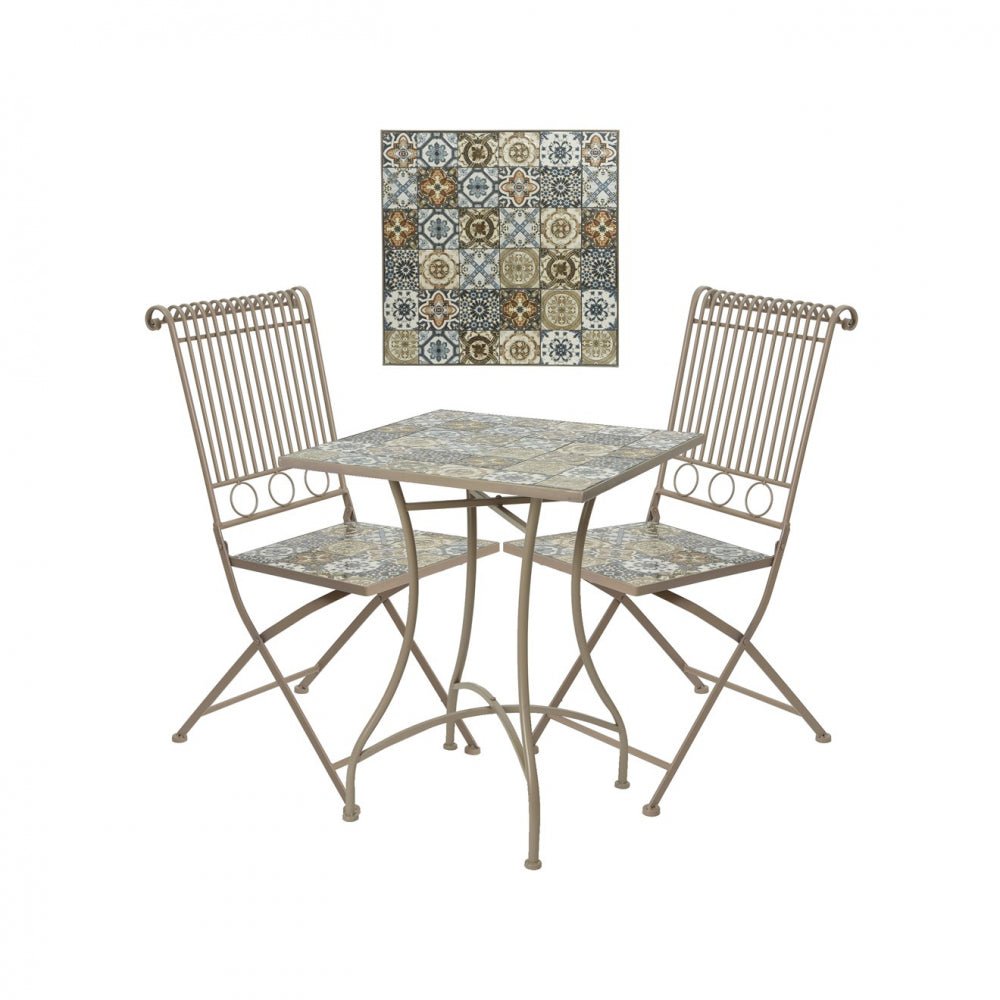 Venice Mosaic Bistro set - BISTRO SET 2 PERSON - Beattys of Loughrea
