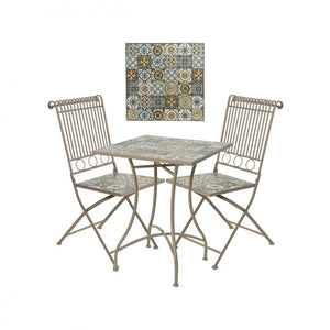 Venice Mosaic Bistro set - BISTRO SET 2 PERSON - Beattys of Loughrea