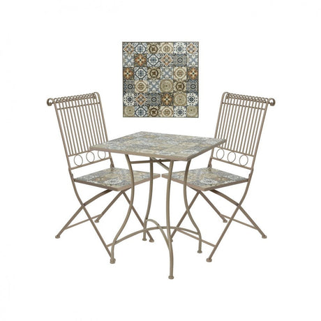 Venice Mosaic Bistro set - BISTRO SET 2 PERSON - Beattys of Loughrea