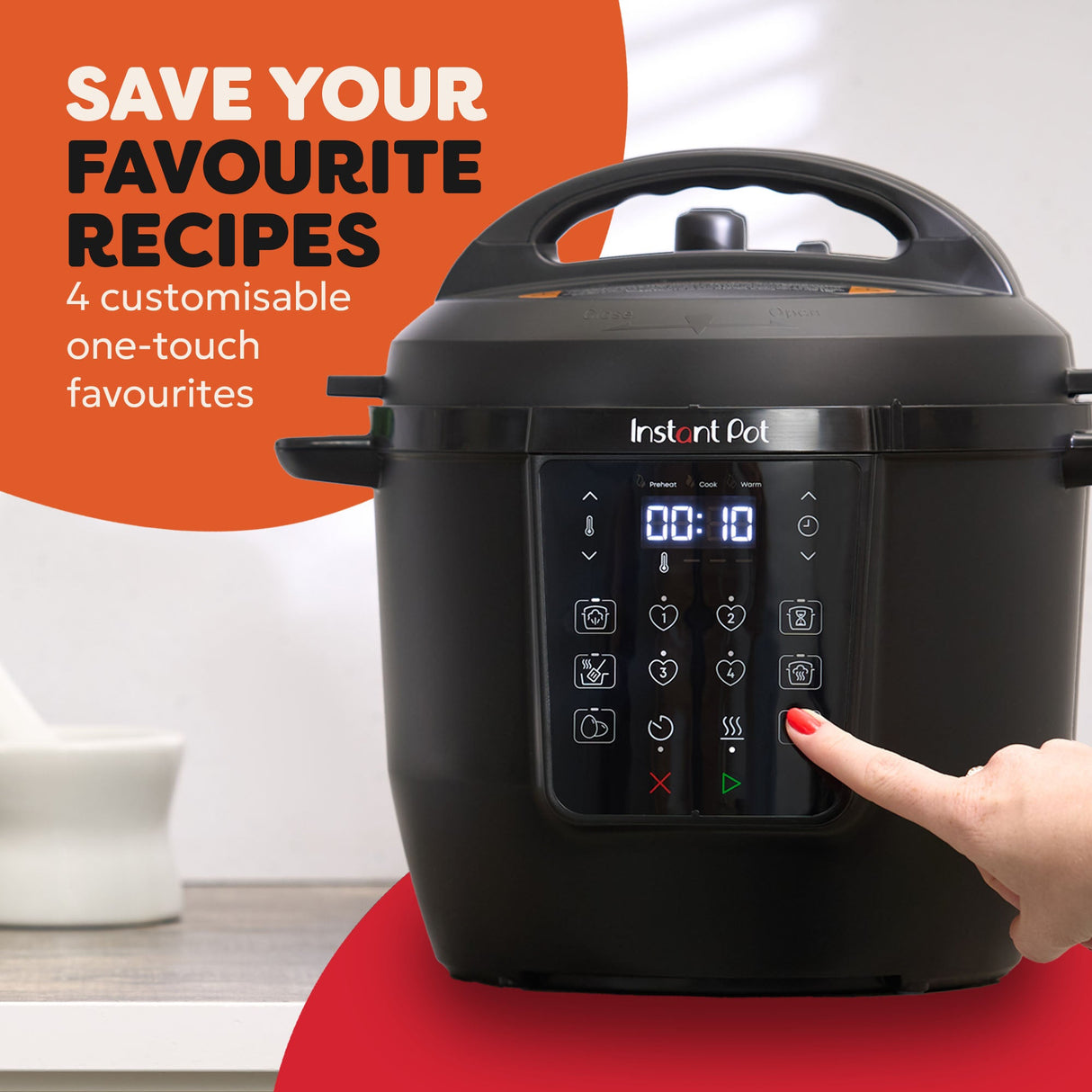 Instant Pot Classic 5.7L MultiCooker 7in1 Black - FOOD STEAMER RICE COOKER SLOW COOKER - Beattys of Loughrea