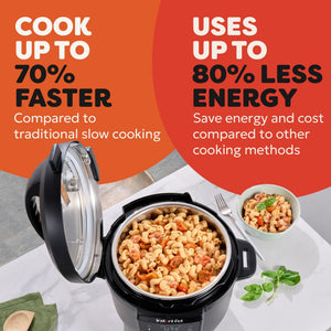Instant Pot Classic 5.7L MultiCooker 7in1 Black - FOOD STEAMER RICE COOKER SLOW COOKER - Beattys of Loughrea