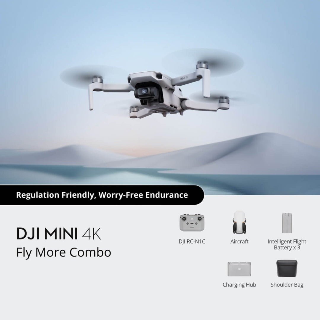 DJI Mini 4K Drone Fly More Combo | CP.MA.00000797.01 - Beattys of Loughrea | www.beattys.ie