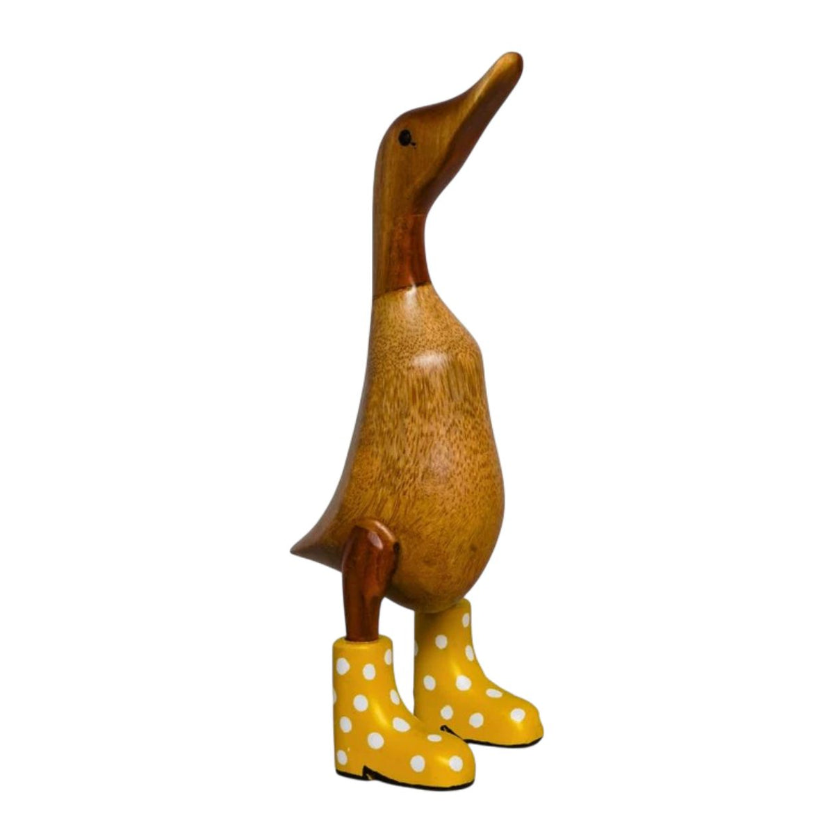 Duck Yellow Spotted Hat & Welly Boot 22cm - BR24100-095