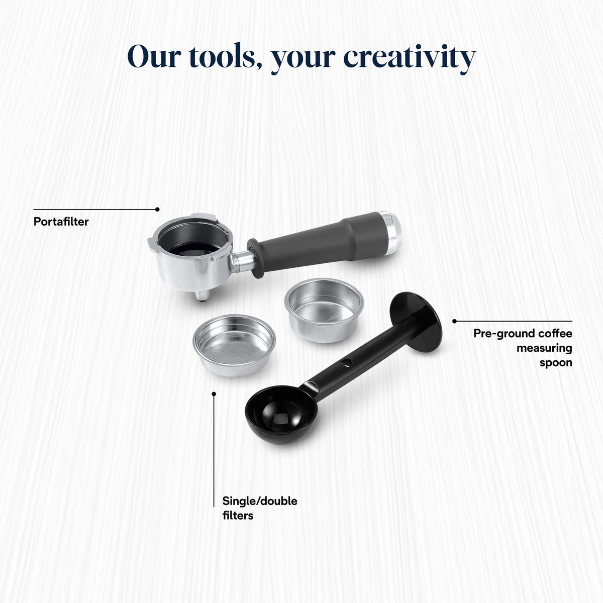 De'Longhi Linea Classic EM450.M Espresso Coffee Machine, Silver - COFFEE MAKERS / ACCESSORIES - Beattys of Loughrea