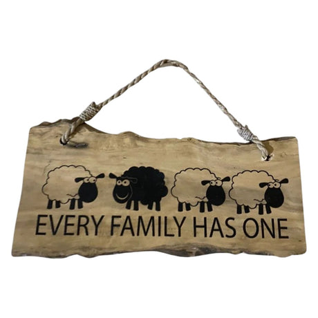 Every Family Has One Funny Hanging Sign - BD-HGRD412 - ORNAMENTS - Beattys of Loughrea