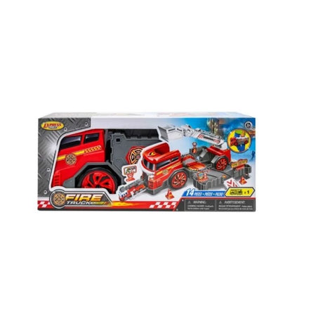 Express Wheels Fire Truck Playset | S64/31469 - CARS/GARAGE/TRAINS - Beattys of Loughrea