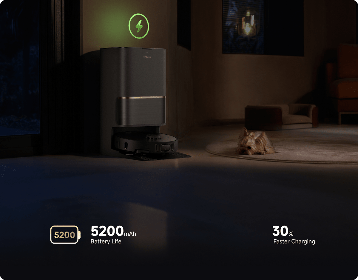 Dreame L50 Ultra AE 28,000Pa Robot Vacuum Cleaner and Mop with Self - Cleaning - Black | RLL51SE_BK - ROBOT VACUUM CLEANER - Beattys of Loughrea