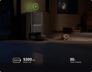 Dreame L50 Ultra AE 28,000Pa Robot Vacuum Cleaner and Mop with Self - Cleaning - Black | RLL51SE_BK - ROBOT VACUUM CLEANER - Beattys of Loughrea