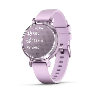 Garmin Lily 2 Metallic Lilac Bezel & Silicone Strap Watch 010-02839-01