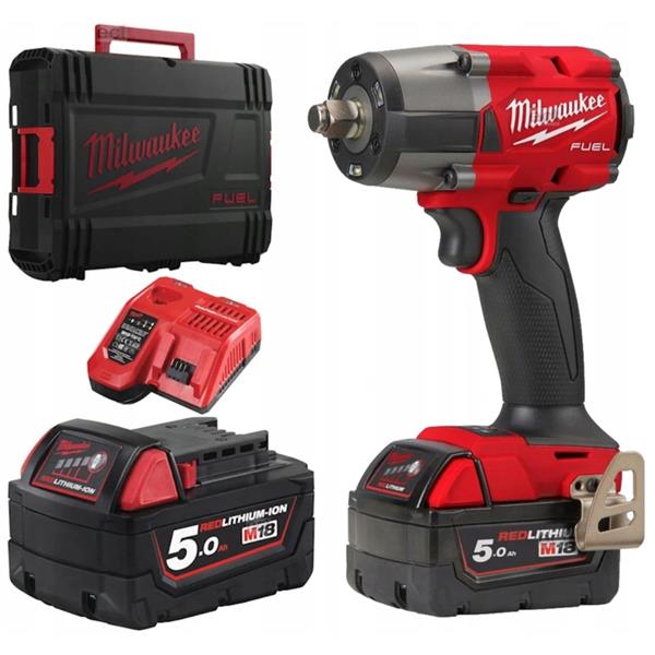 MILWAUKEE M18FMTIW2F12 - 502X 18V MTIW 1/2" Impact Wrench Kit - CORDLESS TOOLS - Beattys of Loughrea