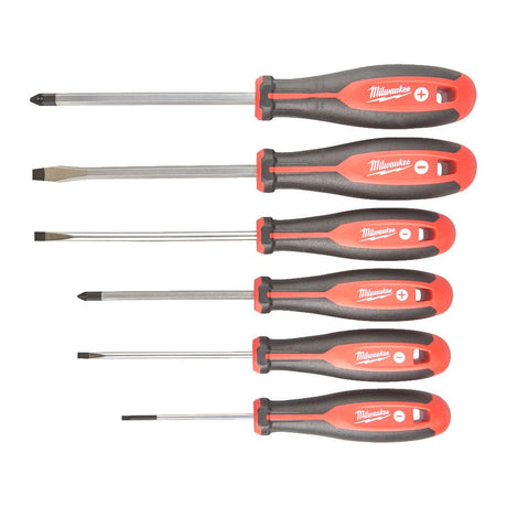 Milwaukee 6 Pce TRI - LOBE Screwdriver Set 4932471806 - SCREWDRIVERS - Beattys of Loughrea