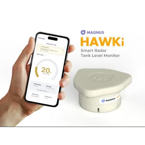 Magnus HAWKi Smart Oil Tank Monitor - Wireless, Drill Free Radar Level Sensor for Tanks | MM24HAWKIV1-PT-RP