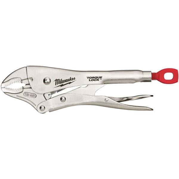 Milwaukee 10in Curved Torque Lock Locking Pliers 4932471725 - PLIERS - Beattys of Loughrea