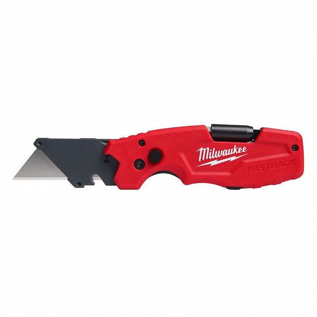 Milwaukee FASTBACK 6 - in - 1 Folding Utility Knife 48 - 22 - 1505 - KNIVES / PENKNIFES - Beattys of Loughrea