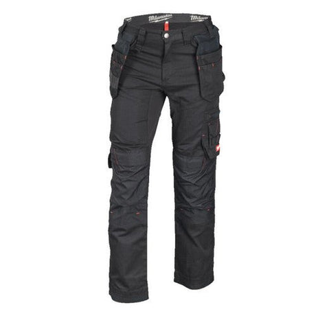 Milwaukee FreeFlex Work Trousers Black W30 L32 4932498191 - WORK/ SKI TROUSERS - Beattys of Loughrea