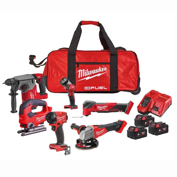 Milwaukee M18 FUEL 6pc Power Pack M18FPP6L3 - 503B 4933498916 - CORDLESS TOOLS - Beattys of Loughrea