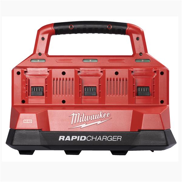 MilwaukeeM18PC6 - M18 PACKOUT Six Bay Rapid Charger - 4932480163 - BATTERY CHARGERS - Beattys of Loughrea