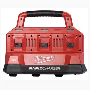 MilwaukeeM18PC6 - M18 PACKOUT Six Bay Rapid Charger - 4932480163 - BATTERY CHARGERS - Beattys of Loughrea