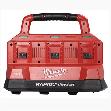 MilwaukeeM18PC6 - M18 PACKOUT Six Bay Rapid Charger - 4932480163 - BATTERY CHARGERS - Beattys of Loughrea